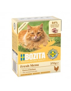 BOZITA Sterylised - Extra kurczak kawałki w sosie - mokra...