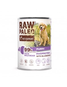 RAW PALEO Duoprotein Duck & Boar Puppy - drėgnas ėdalas...