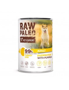 RAW PALEO Duoprotein Turkey & Cod Puppy - drėgnas ėdalas...