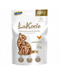 HILTON ŁaKocie Freeze dried chicken - skanėstas katėms - 30g