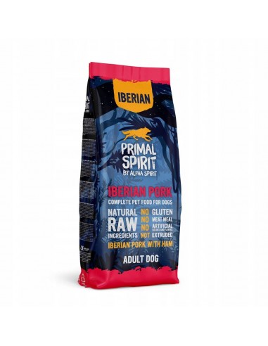 PRIMAL SPIRIT Iberian 70% Kiaulienos Kumpis – pusiau drėgnas šunų maistas – 12 kg