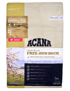 ACANA SINGLES Free-Run Duck Sausas šunų maistas Antis 2 kg