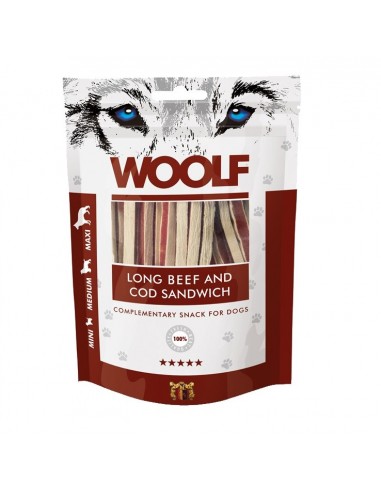 WOOLF Long Beef and Cod Sandwich - skanėstas...