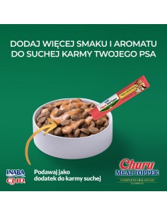 INABA Churu Meal Topper Chicken with beef - skanėstas... 2