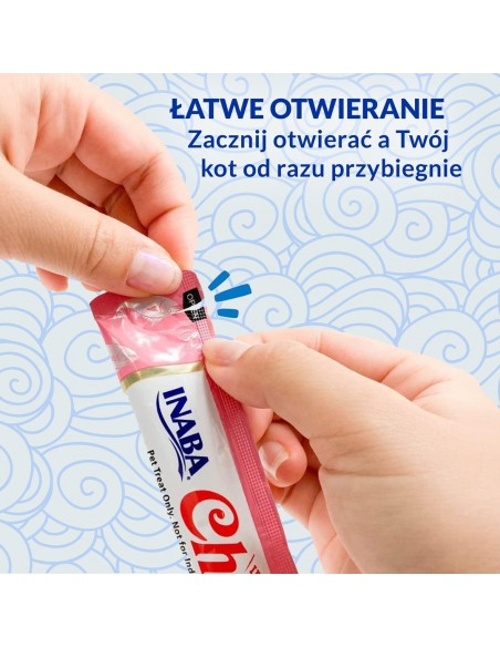 INABA Churu tunas su lašiša - skanėstas katėms - 4x14 g