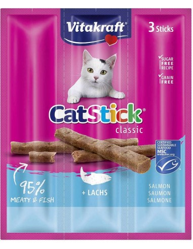 VITAKRAFT CatStick Classic Salmon - skanėstas katėms - 18g