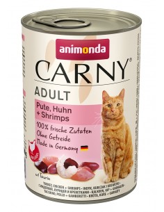 ANIMONDA Carny turkey, chicken + shrimps 400 g