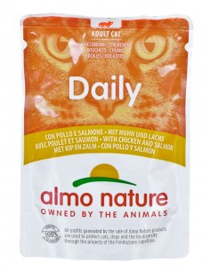 Almo Nature Daily Vištiena su lašiša 70 g