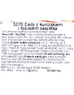 Almo Nature Daily Vištiena su lašiša 70 g 2