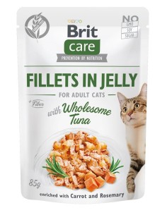BRIT Care Fillets in Jelly tuno filė - drėgnas maistas...