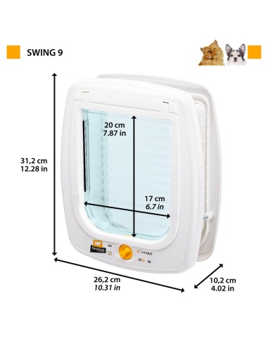 FERPLAST Swing 9 - Durelės vidutinio dydžio...