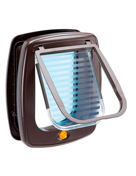 FERPLAST Swing 9 - Durelės vidutinio dydžio šunims ir didelėms katėms, rudos spalvos