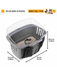 FERPLAST Atlas Bike 20 Rapid - dviračių krepšys gyvūnams... 2