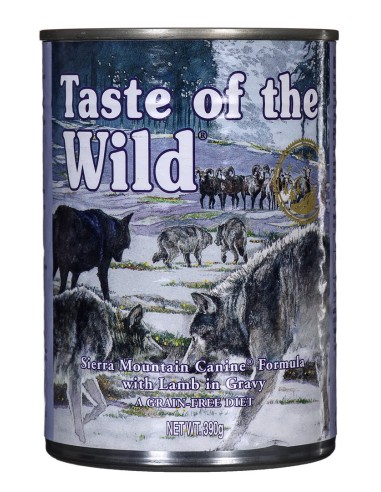 TASTE OF THE WILD Sierra Mountain - Šlapias maistas šunims - 390 g