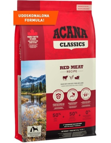 ACANA Classics Red Meat sausas maistas unims 9 7 kg