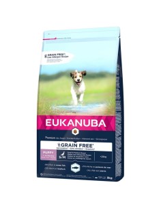 EUKANUBA Grain Free Puppy Small/Medium Breed Ocean Fish -...
