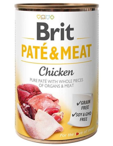 BRIT Paté & Meat Chicken - drėgnas ėdalas...