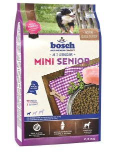 BOSCH Mini Senior - sausas maistas šunims - 2,5 kg