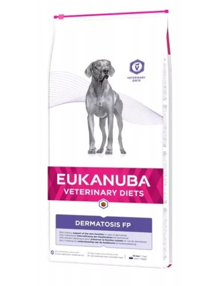 Eukanuba Dermatosis FP for Dogs 12 kg Adult Žuvis