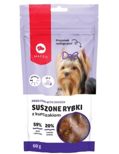 MACED Dried fish with chicken - skanėstas šunims - 60g