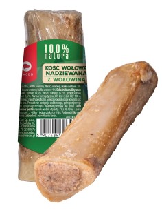 MACED Bone stuffed with beef - šunų kramtymo žaislas - 150g
