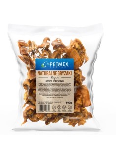 PETMEX Kiaulienos juostelės šunims kramtyti - 500g