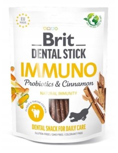 BRIT Dental Stick Immuno Probiotics & Cinnamon -...