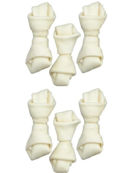 ZOLUX Knotted white bone - šunų kramtymo žaislas - 54g