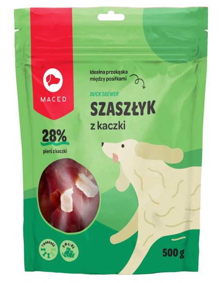 MACED Duck skewer - skanėstas šunims - 500g