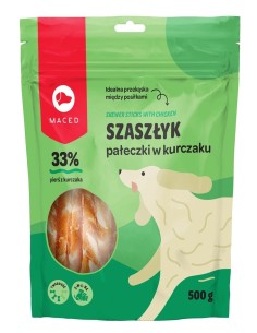 MACED Skewer sticks with chicken - skanėstas šunims - 500g