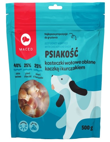 MACED Beef bones wrapped with chicken and duck...