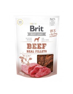 BRIT Meaty Jerky Beef Fillets - skanėstas šunims - 200 g 2