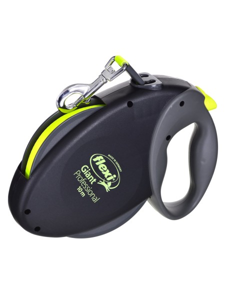 FLEXI SPECIAL GIANT PROFESSIONAL L susitraukiantis neoninis pavadėlis (Juosta 10m, iki 50 kg)