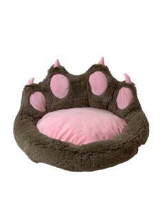 GO GIFT Šuns ir katės lova - ruda - 75x75 cm