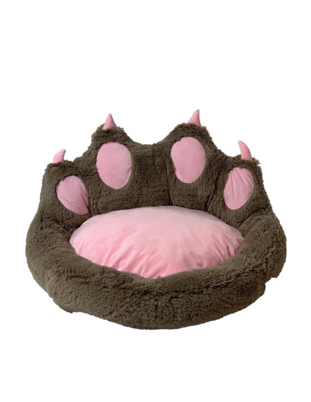 GO GIFT Šuns ir katės lova - ruda - 75x75 cm