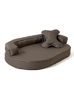 GO GIFT Ovali sofa - gultas augintiniams rudos spalvos -...