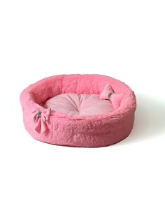 GO GIFT Raudonai rožinis XL gultas gyvūnams - 65 x 60 x...