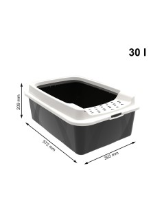 ROTHO Bonnie Eco Black - kačių kraiko dėžė 2