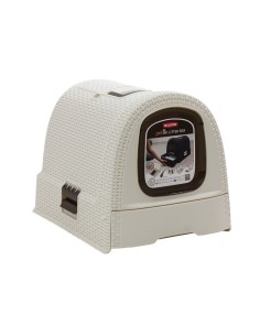 CURVER - Kačių kraiko dėžė - kreminė / ruda