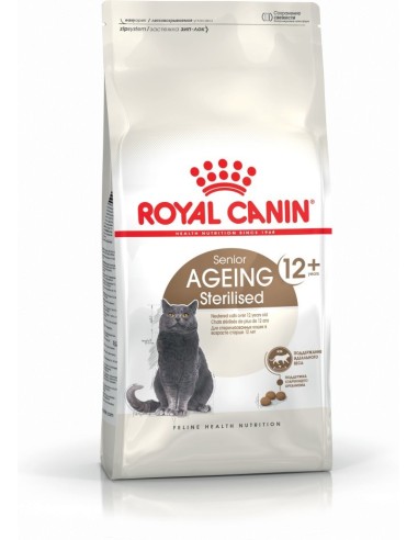 Royal Canin Senior Ageing Sterilised 12+ sausas kačių maistas Kukurūzas, Paukštiena, Daržovių 400 g