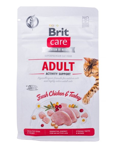 BRIT Care Grain Free Activity Support Adult - sausas kačių maistas - 400 g
