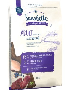 BOSCH Sanabelle Adult Ostrich - sausas kačių maistas - 10kg