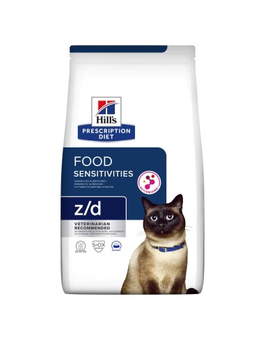HILL'S Prescription Diet Food Sensitivities z/d Feline - sausas kačių maistas - 3 kg