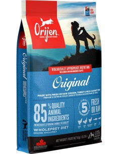 Orijen Original 6 kg Suaugusių Viščiukas, Žuvis, Kalakutiena