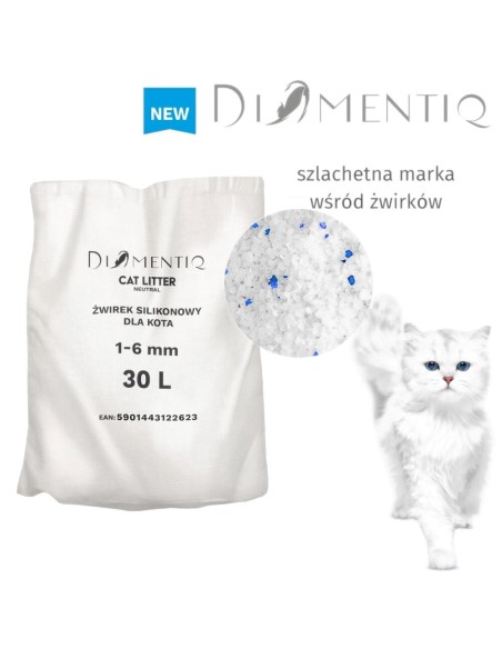 DIAMENTIQ Neutral - Kačių kraikas - 30 l