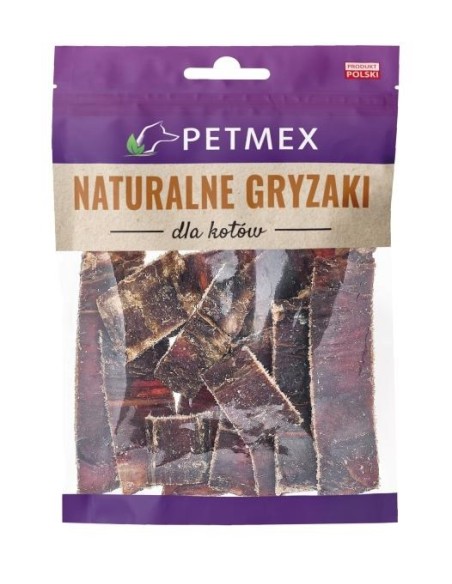 PETMEX Beef gullet strips - skanėstas katėms - 40g