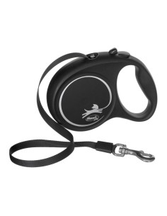 Flexi Black Design M 5 m Geltona Šuo Susitraukiantis...