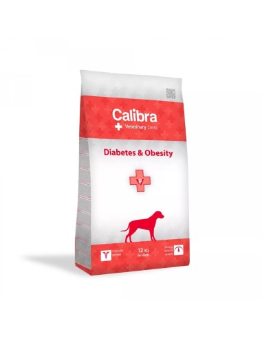 CALIBRA Veterinary Diets Dog Diabetes&Obesity - sausas maistas šunims - 12kg