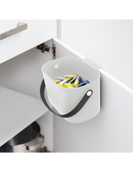 ROTHO Albula White - atliekų rūšiavimo konteineris - 3,2l