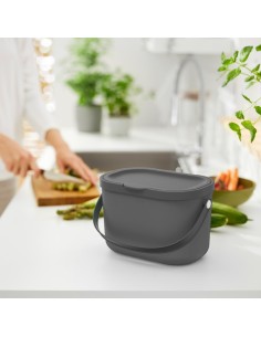 ROTHO Albula Anthracite - atliekų rūšiavimo konteineris -... 2